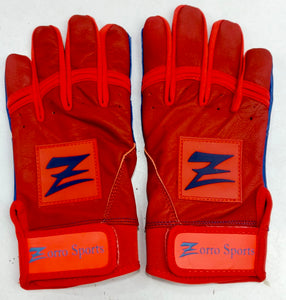 Pro Style Signature Batting Gloves ROYAL BLUE/ RED